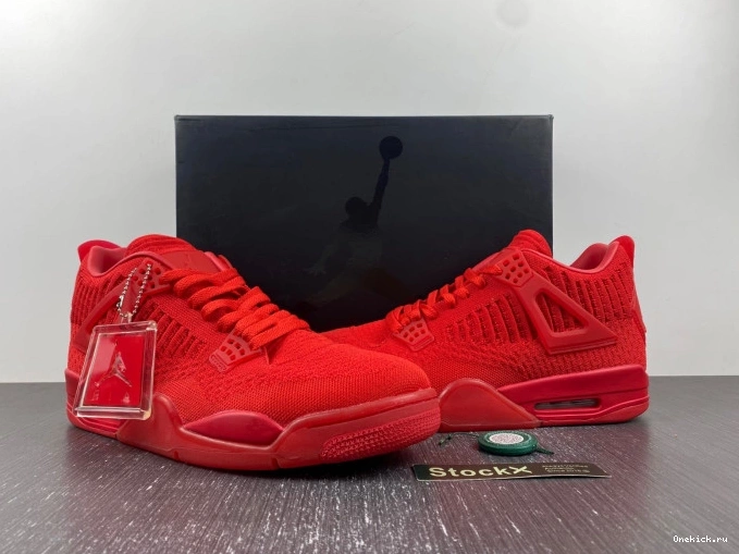 One Kick 4 Red AQ3559-600 Retro Flyknit Jordan 0802